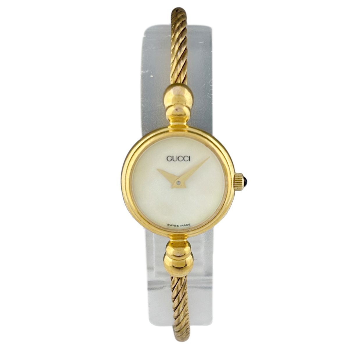 グッチ GUCCI バングルウォッチ 2700.2.L 腕時計 SS GP クォーツ