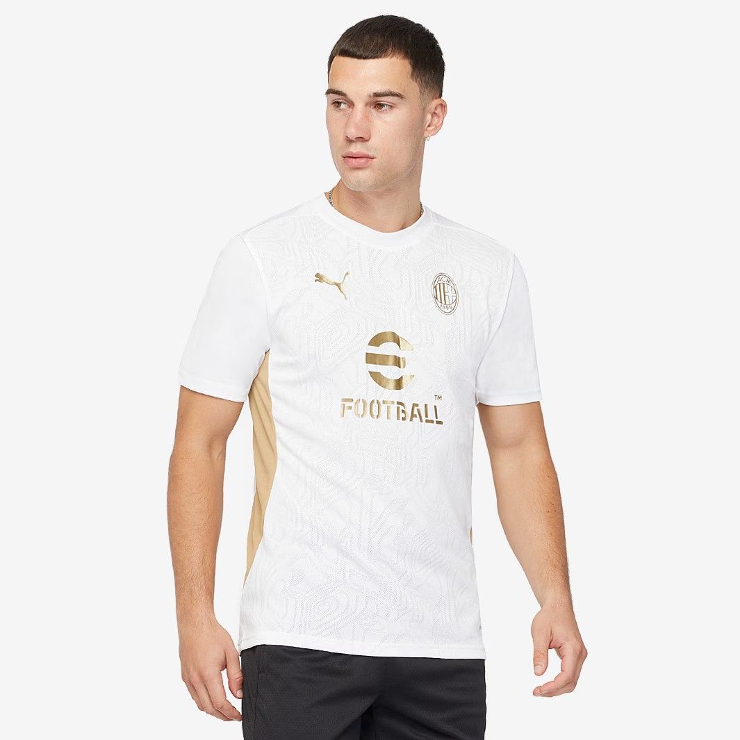 ACミラン Puma シャツ ホワイト未使用 ACミラン Puma シャツ ホワイト未使用 PUMA ACミラン 24/25 プレマッチ