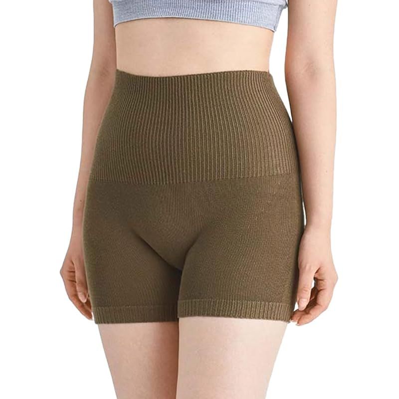 【新品】 [Mamoru Hara] マモルハラ お腹まもるパンツ 腹巻きパンツ 妊娠 腹巻き 腹巻 はらまき レディース 綿コットン おしゃれ かわいい 冷えとり 冷え対策 就寝用 温活 男女兼用 日本製 綿素材 無縫製 妊婦帯 (L-XL, オリーブ)