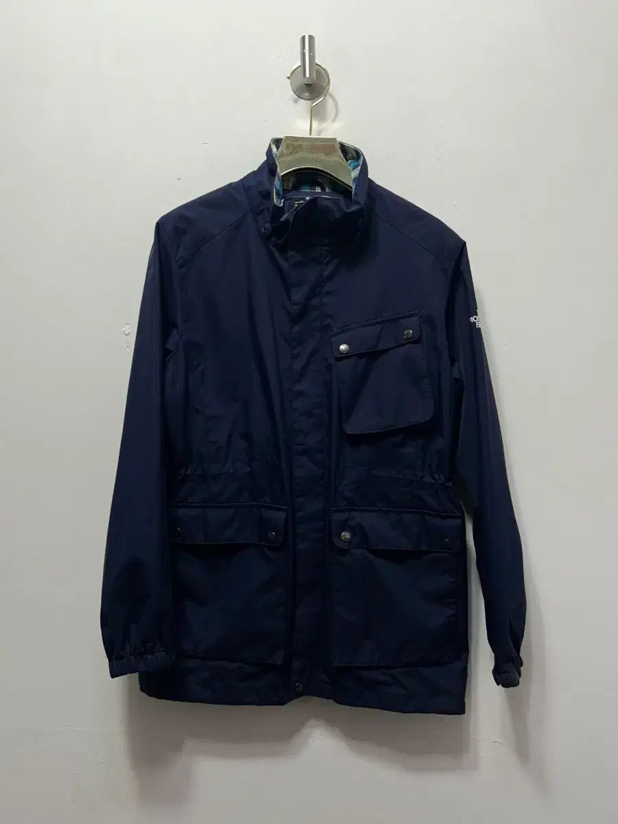 ノースフェイス ネイビー ウィンドブレーカー ジャケット 160 キッズ 男の子