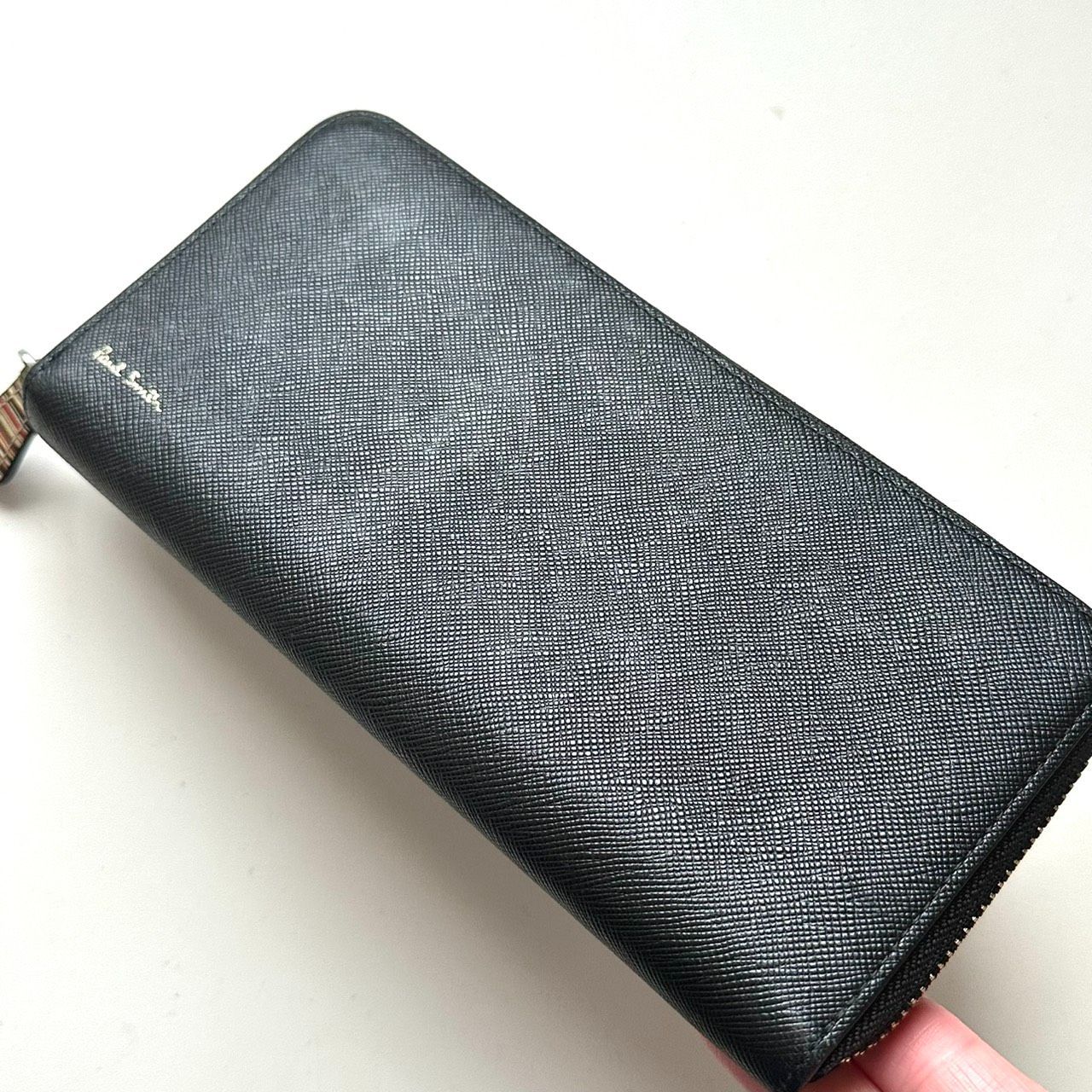 超激レア　Paul Smith ジップストローグレイン　長財布　新品未使用品　黒 ポールスミス Paul Smith長財布 ジップストローグレイン ブラック 黒