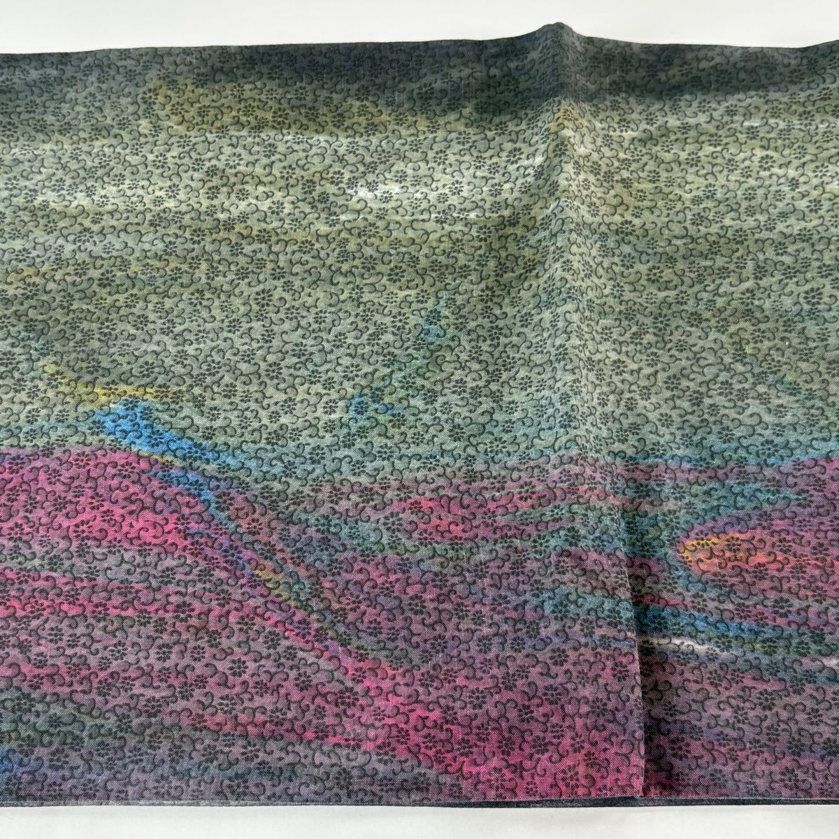 花柄 袋帯 グレー系 リバーシブル 200288871.jpg