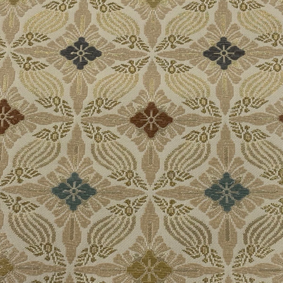 付け帯 秀品 作り帯 七宝鳳凰文 唐織 金糸 金色 正絹