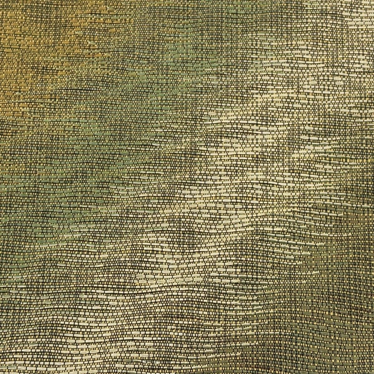 付け帯 秀品 作り帯 ぼかし柄 金糸 鶯色 正絹