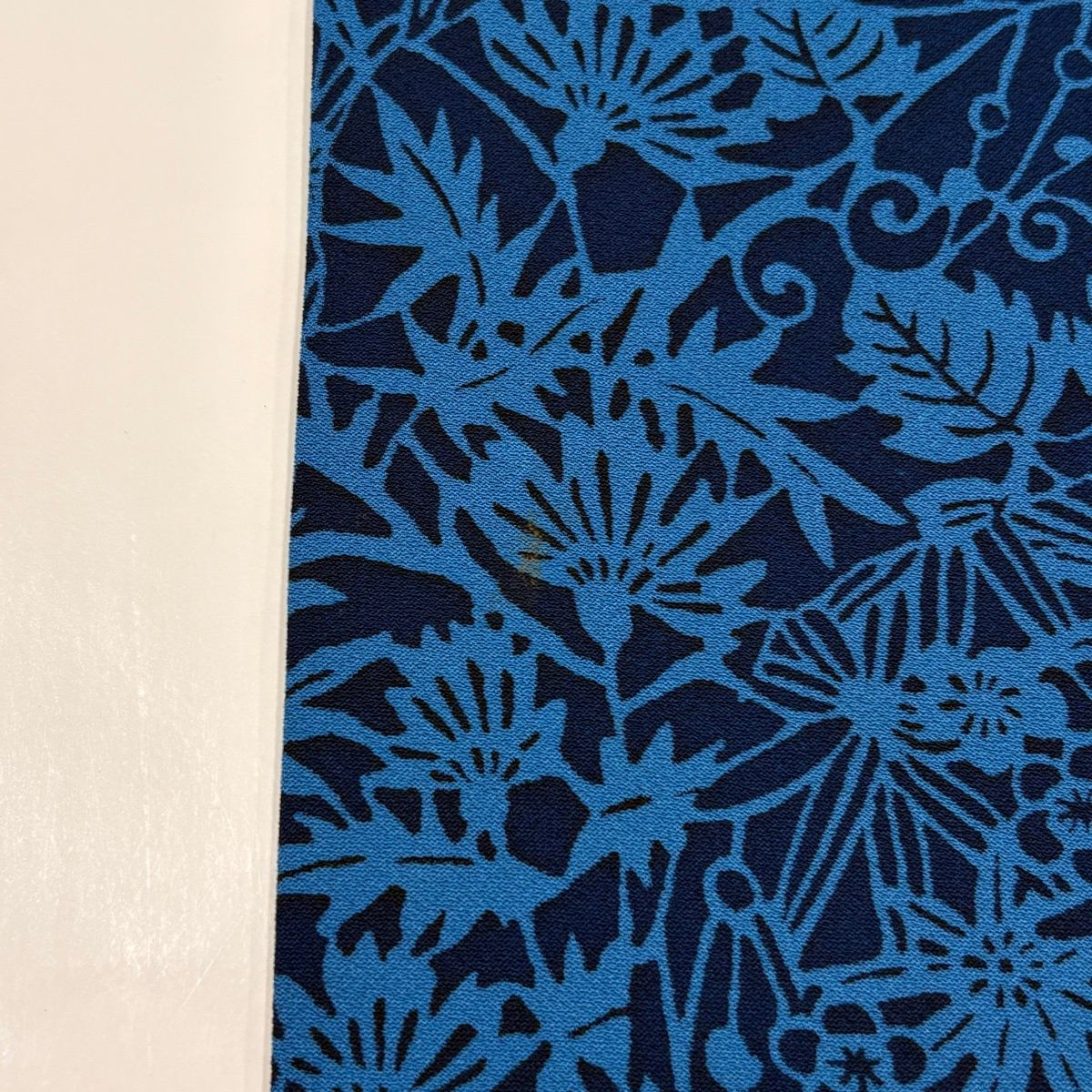 小紋 身丈154cm 裄丈64cm M 袷 草花 藍色 正絹 秀品 【中古】 - メルカリ