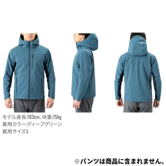 WJ 031 W オプティマルジャケッドフーディ ディープグリーンM