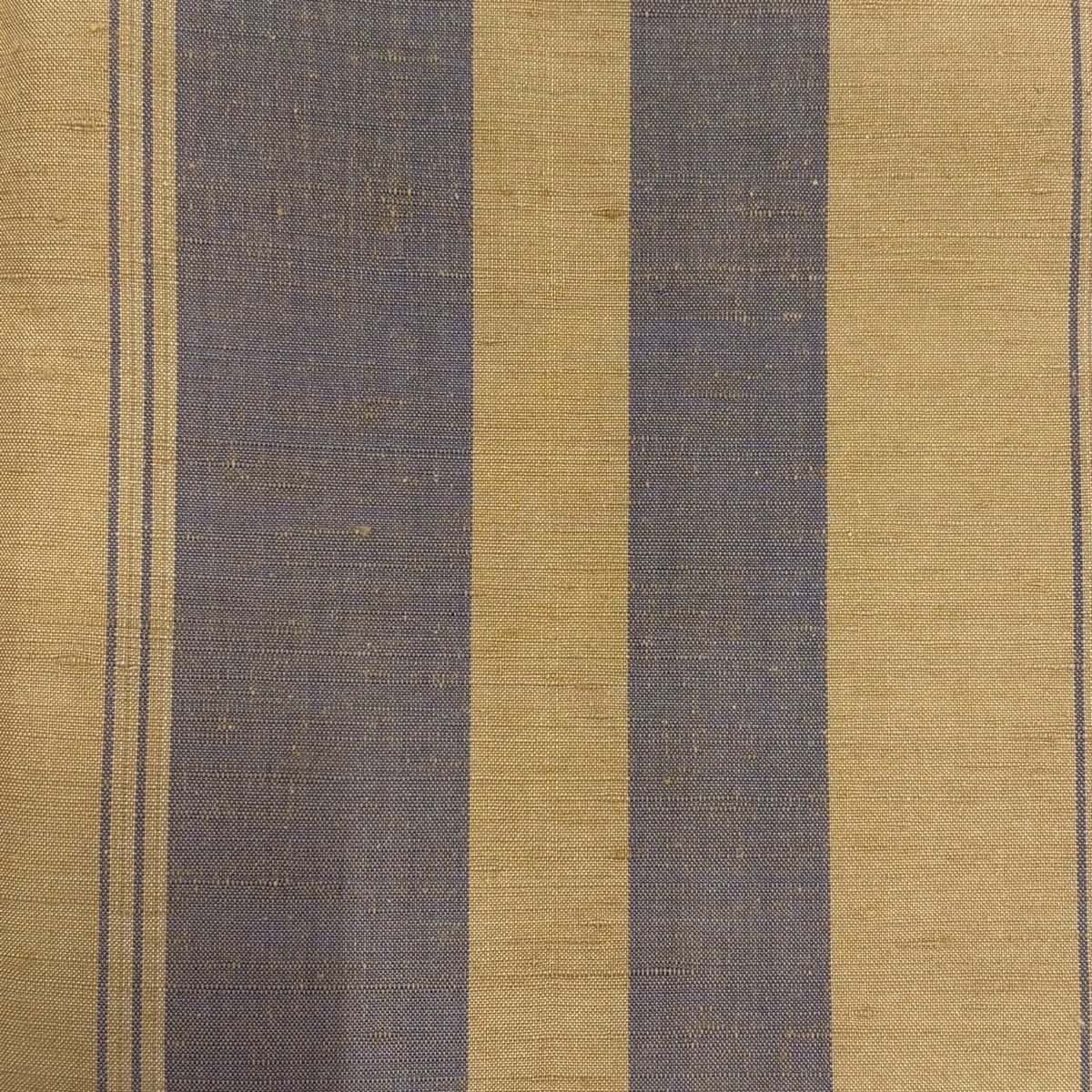  紬 身丈162 5 cm 裄丈66 M 単衣 上田紬 縞 からし色 正絹 秀品 紬 着物