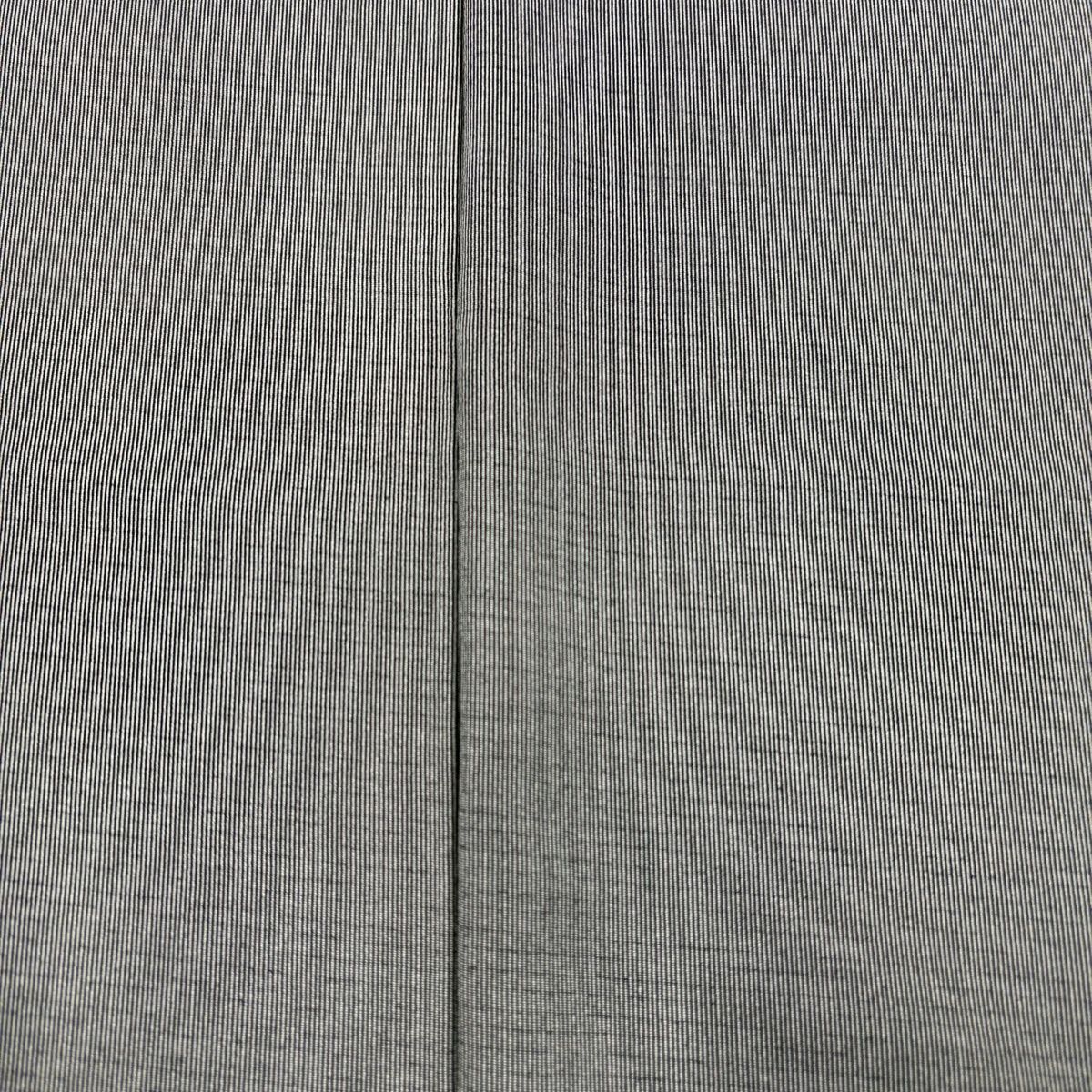  江戸小紋 身丈172 cm 裄丈68.5 L 袷 落款 証紙 万筋 黒灰 正絹 小紋 着物