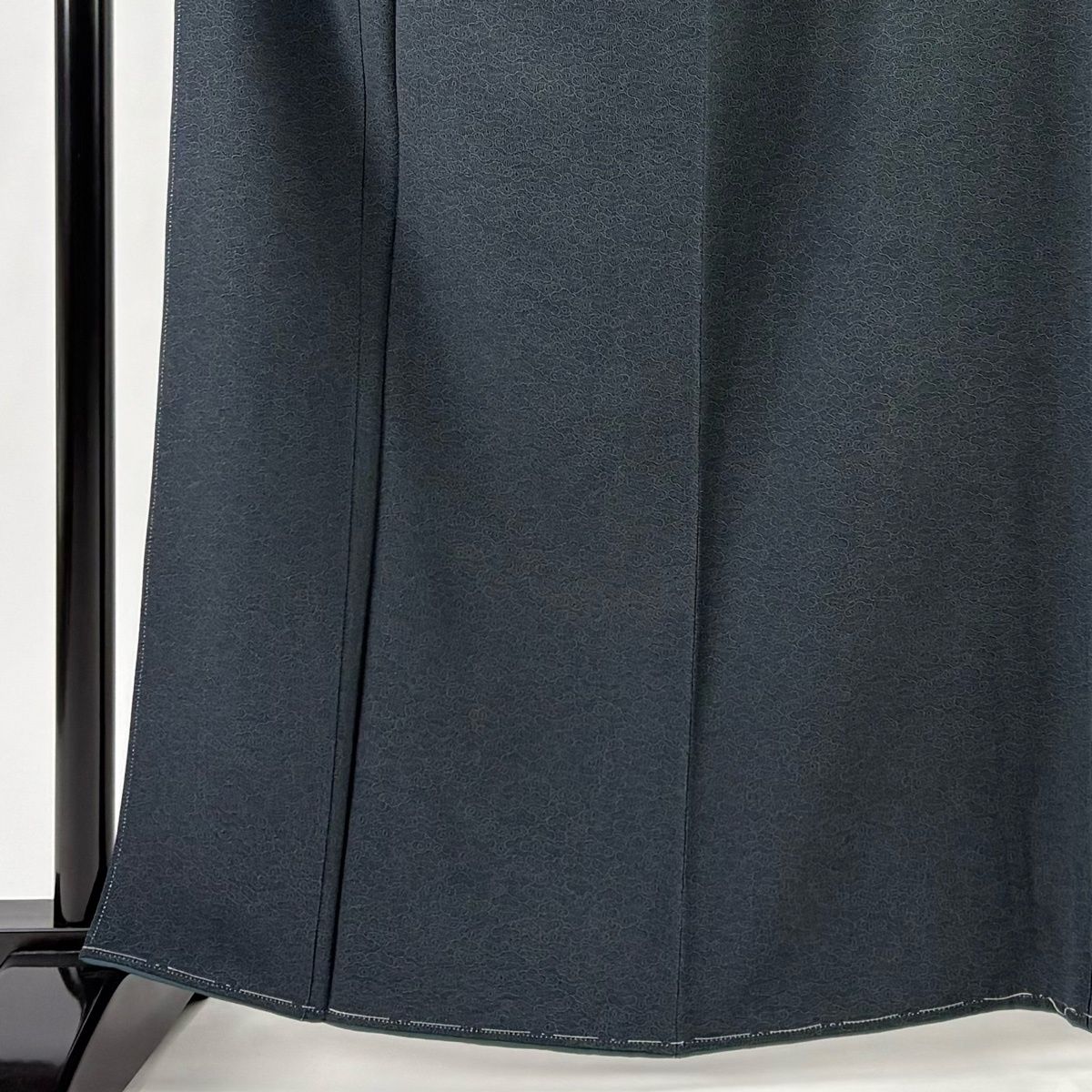 江戸小紋 身丈163cm 裄丈65cm M 袷 人間国宝 六谷梅軒 落款 松 深緑