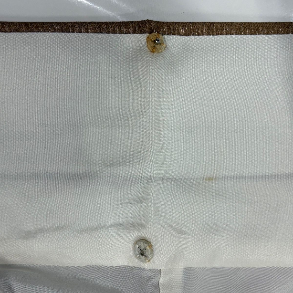  訪問着 身丈158 cm 裄丈65.5 M 袷 吉乃一廉 落款 霞 ぼかし 銀通し 薄茶色 正絹 訪問着 付け下げ 着物