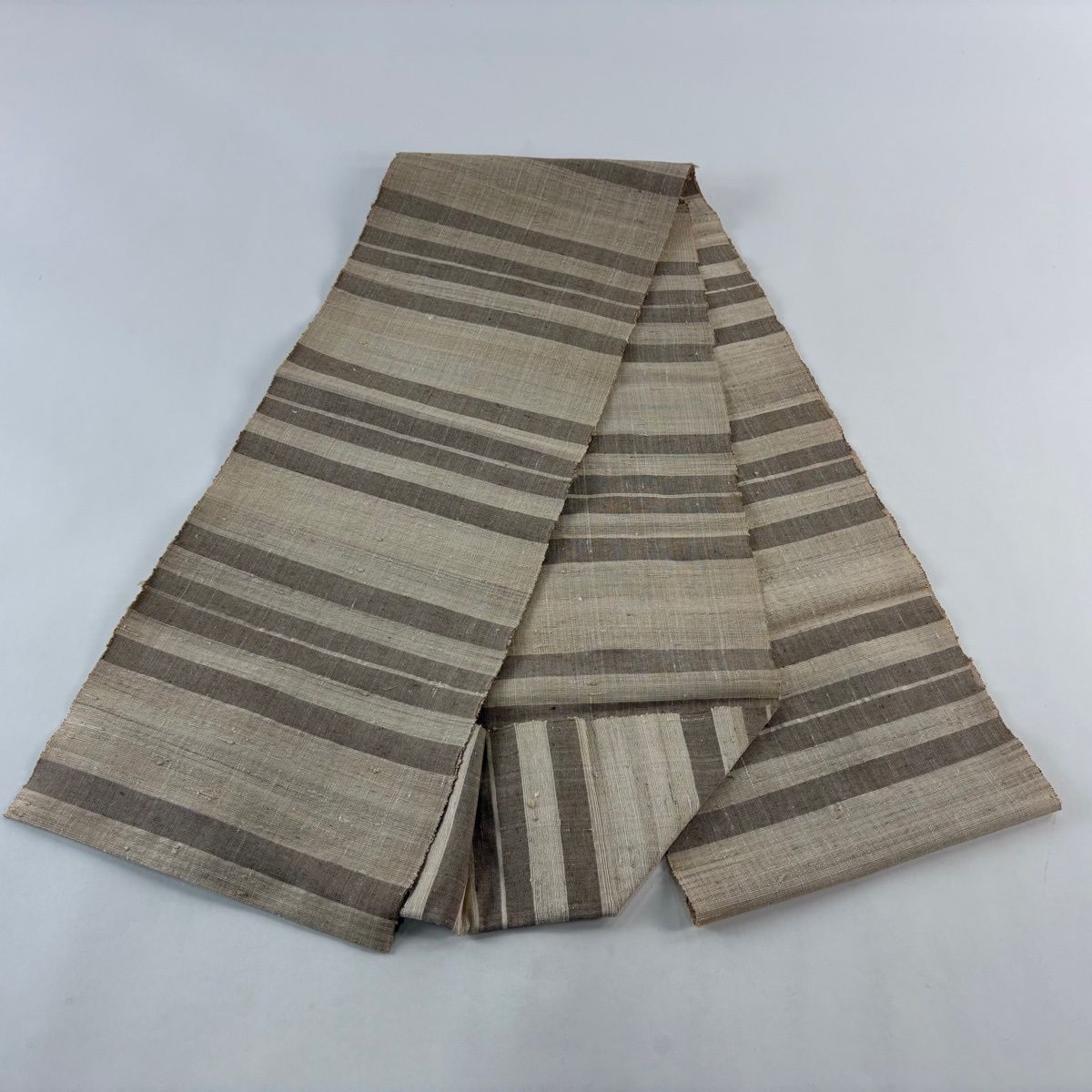 名古屋帯 逸品 誉田屋源兵衛 落款 夏帯 八寸名古屋帯 松葉仕立て 栗繭