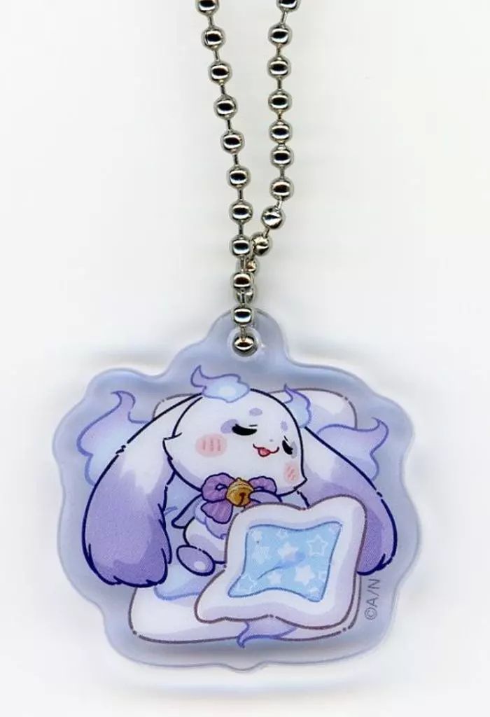 中古】キーホルダー ルンルン(おひるね) 「バーチャルYouTuber にじ