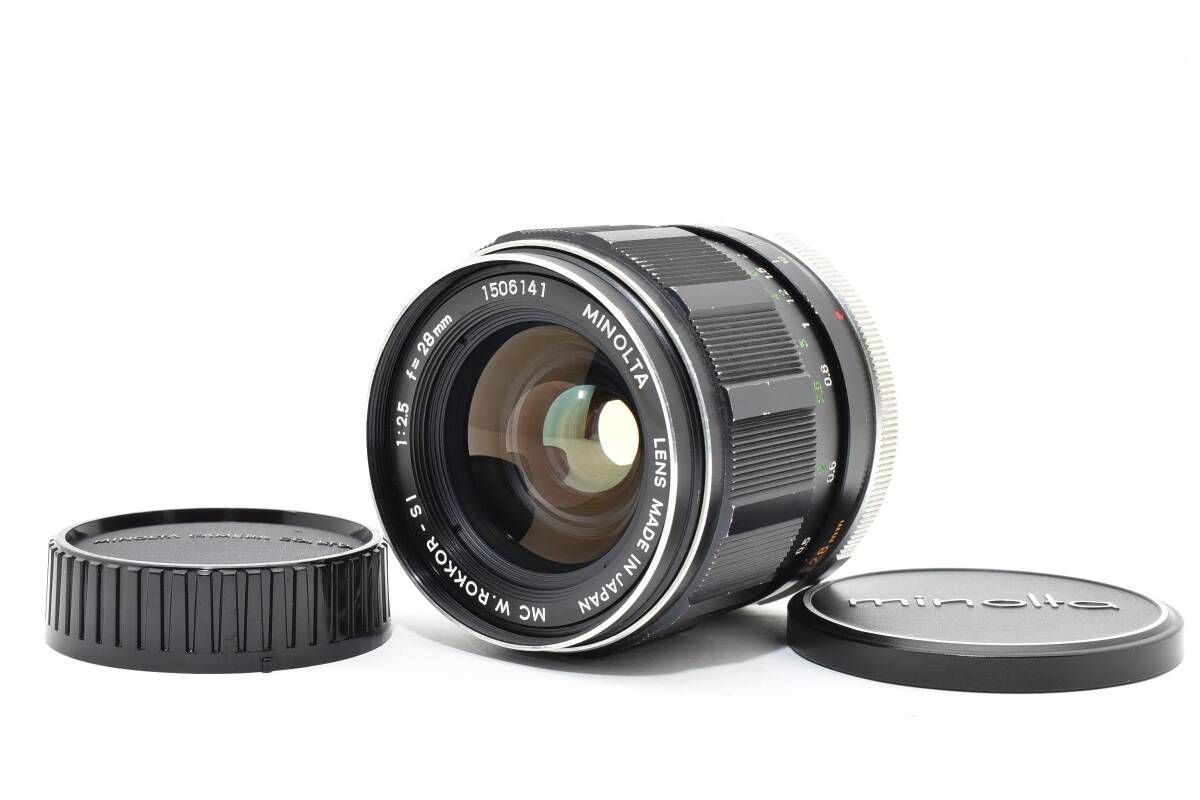 レンズ(単焦点) Minolta mc W.rokkor-si 28mm f2.5 ミノルタ MINOLTA MC W.ROKKOR-SI 28mm F2.5 ♯1435 - メルカリ