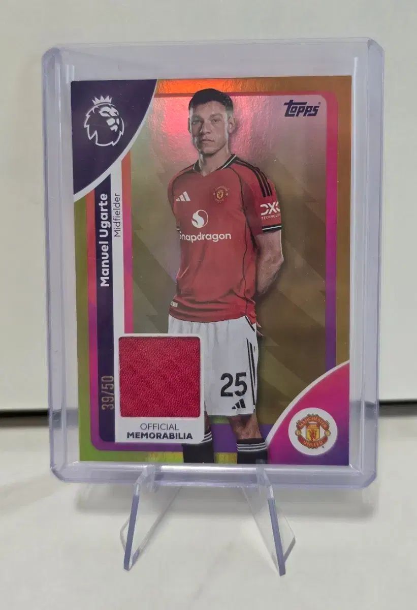 Topps トップス マンチェスター ユナイテッドFC ウガ rte ジャージ GOLD 50ハン