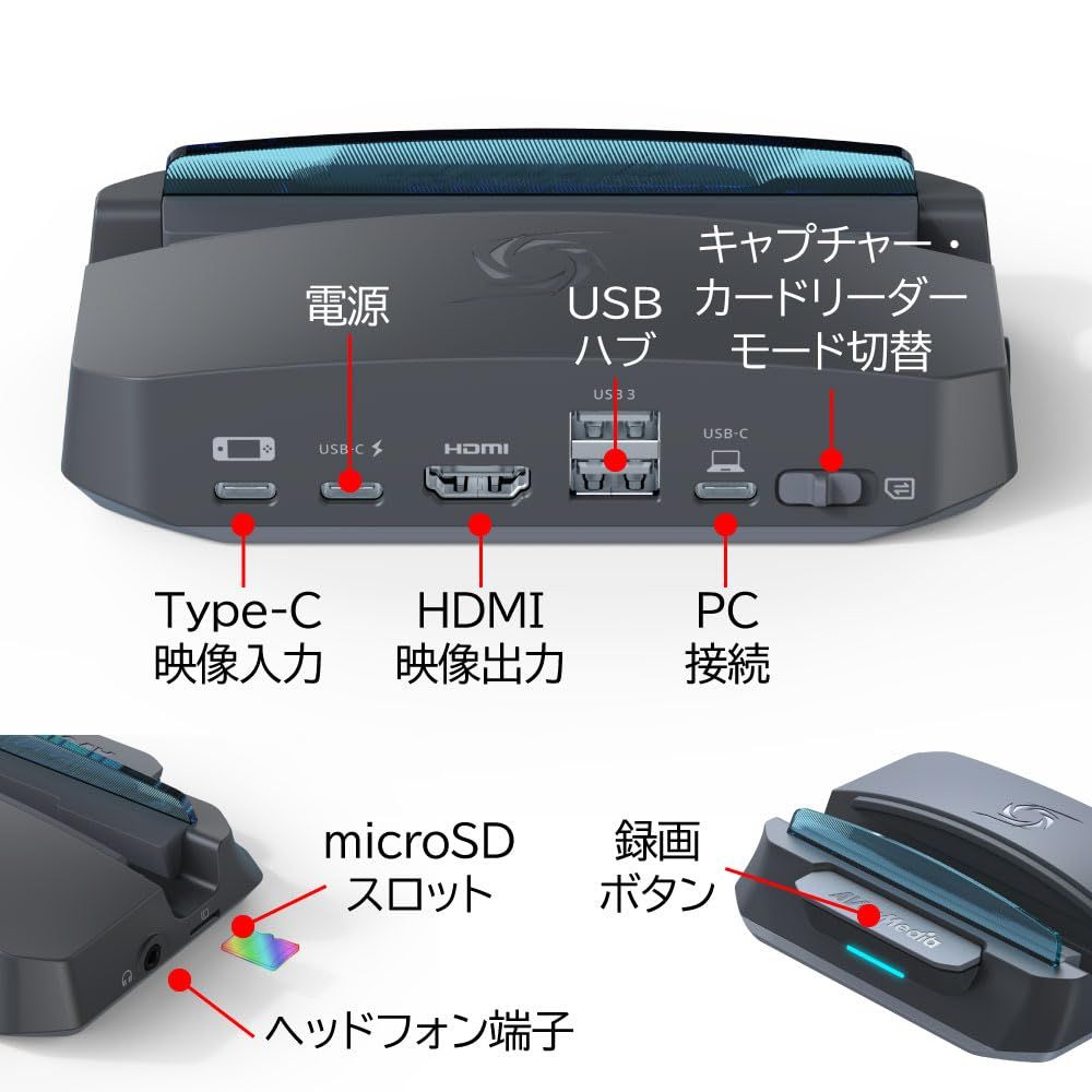 AVerMedia LIVE GENERATOR PORTABLE GC515 USB Type-C DP ALTモード