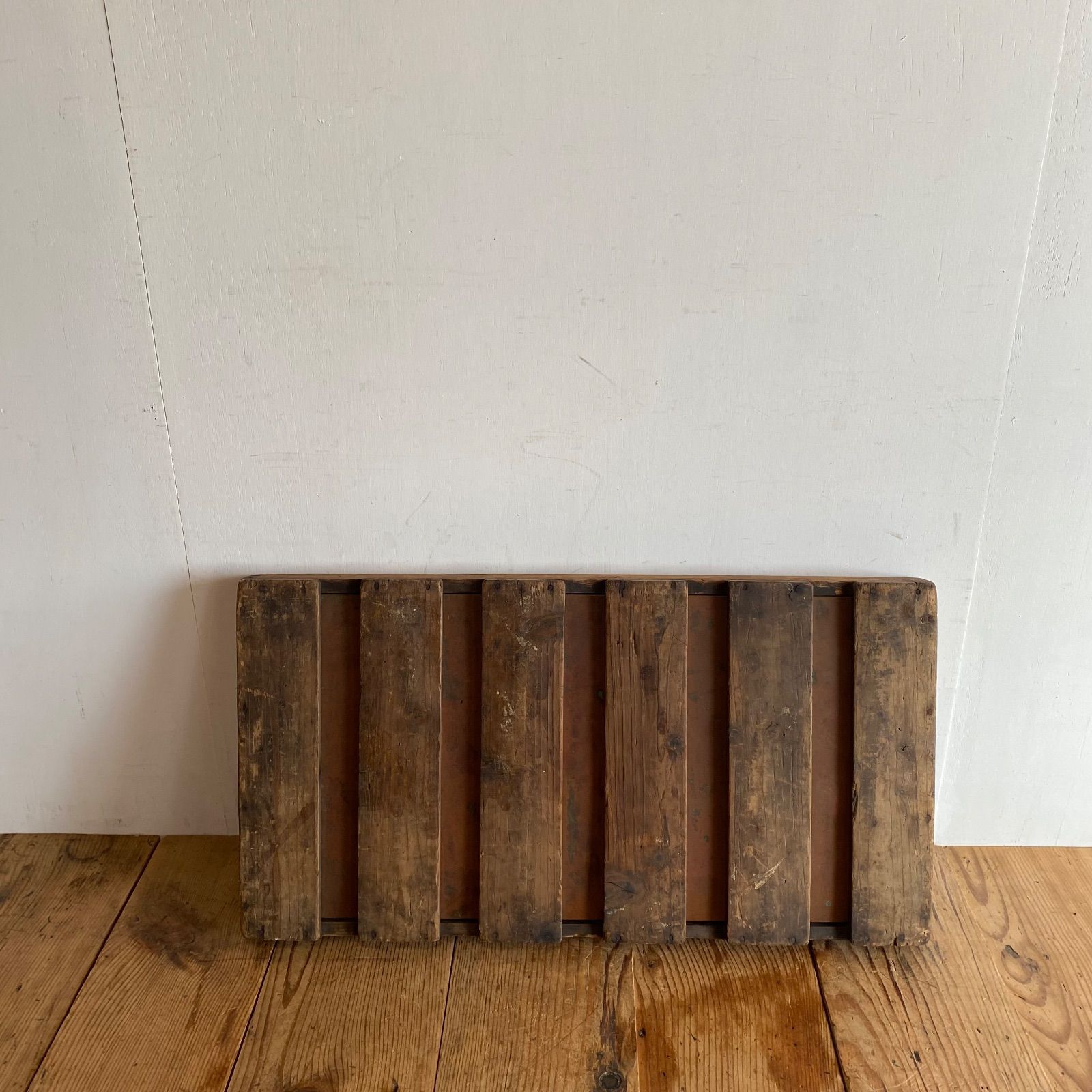 アンティーク 木製トレイ 古道具 昭和レトロ 什器 ディスプレイ 店舗