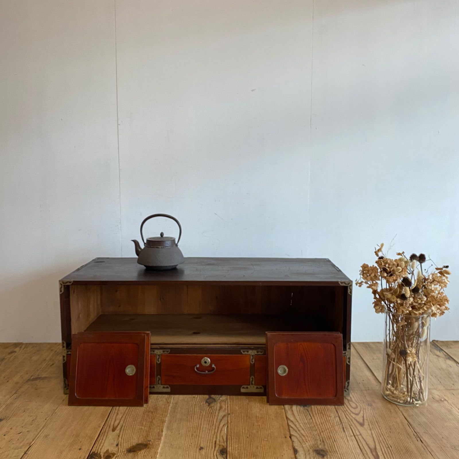 アンティーク ローボード テレビ台 時代箪笥 小箪笥 ローチェスト 古