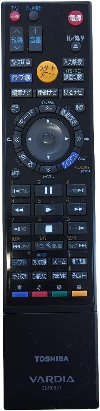 東芝 SE R 0331 HDD DVDレコーダー リモコン
