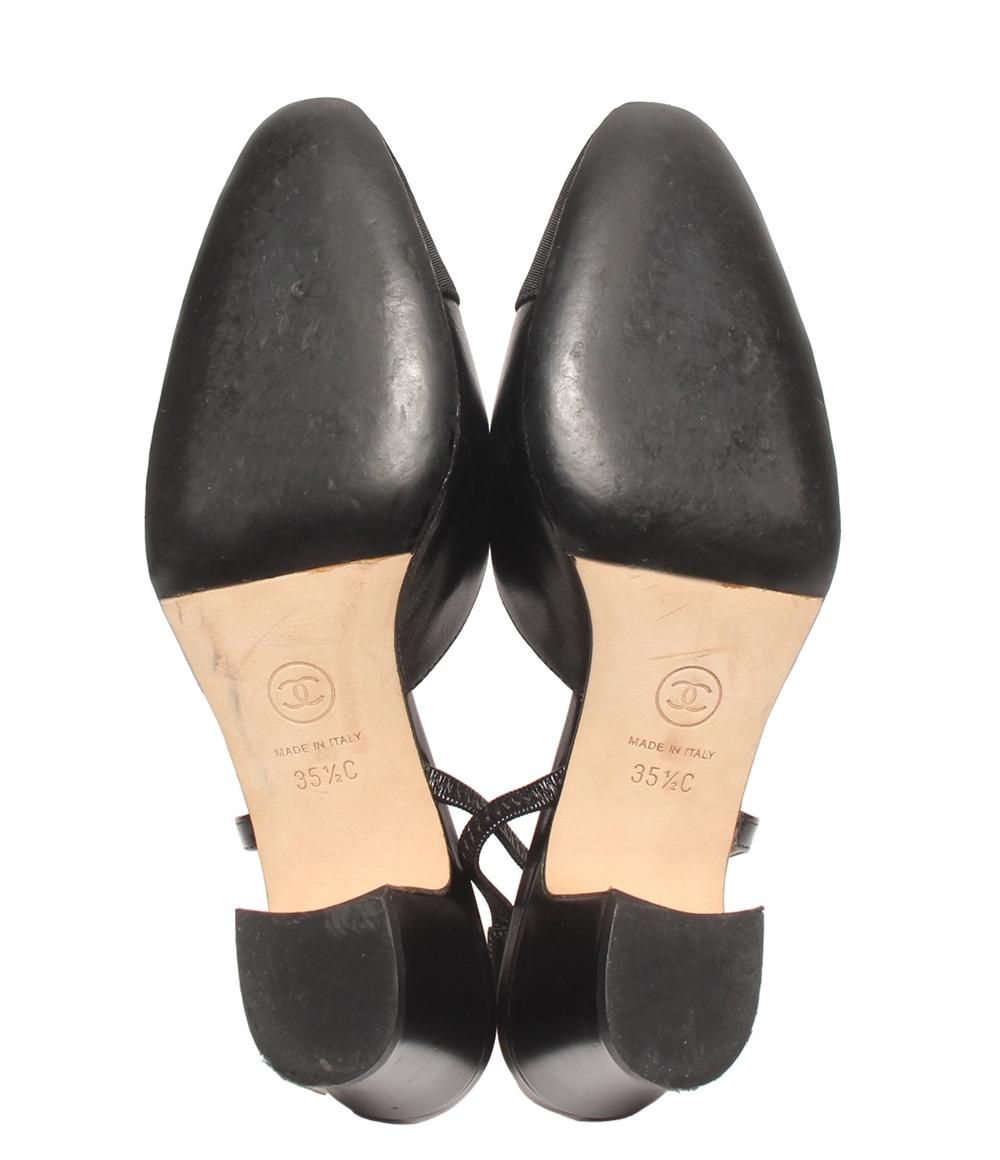 シャネル スリングバック ミュール パンプス ココマーク G31318