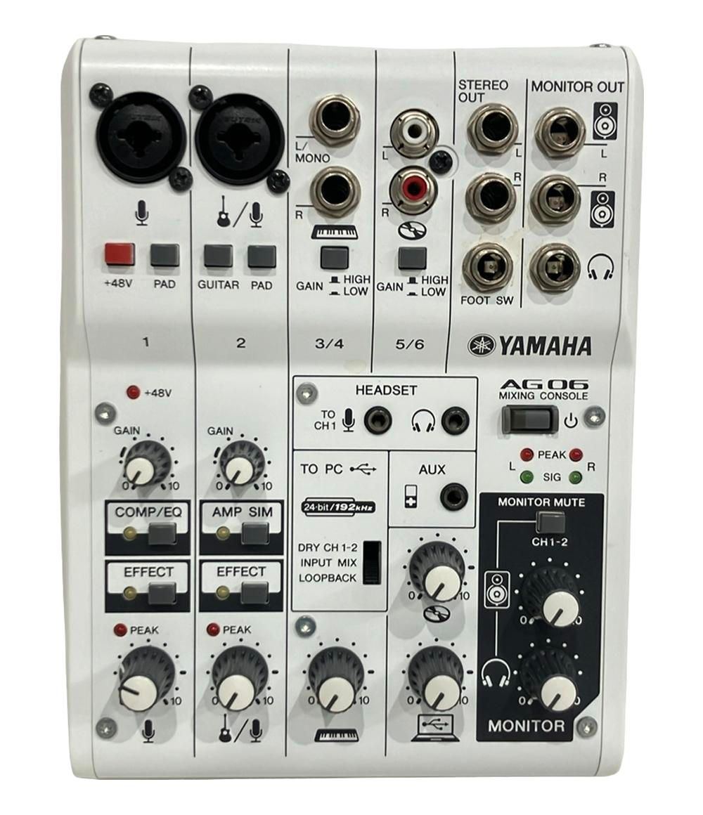 ヤマハ オーディオインターフェイス AG 06 YAMAHA
