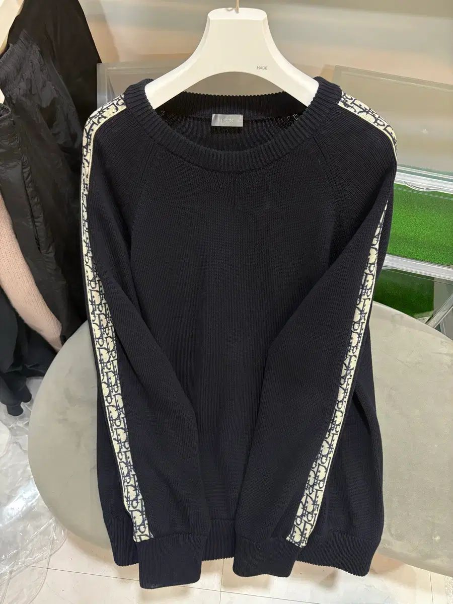 ディオール オブリーク サイドライン ニット セーター size XXL ディオール オブリーク サイドライン ニット セーター size XXL