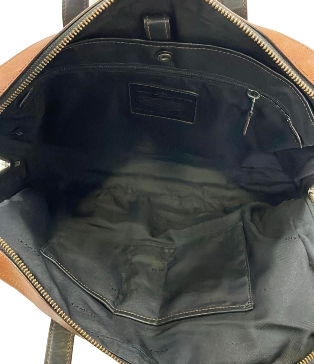 ビジネスバッグ コーチ 専用 2WAY レザー ショルダー付 ブリーフケース バッグ