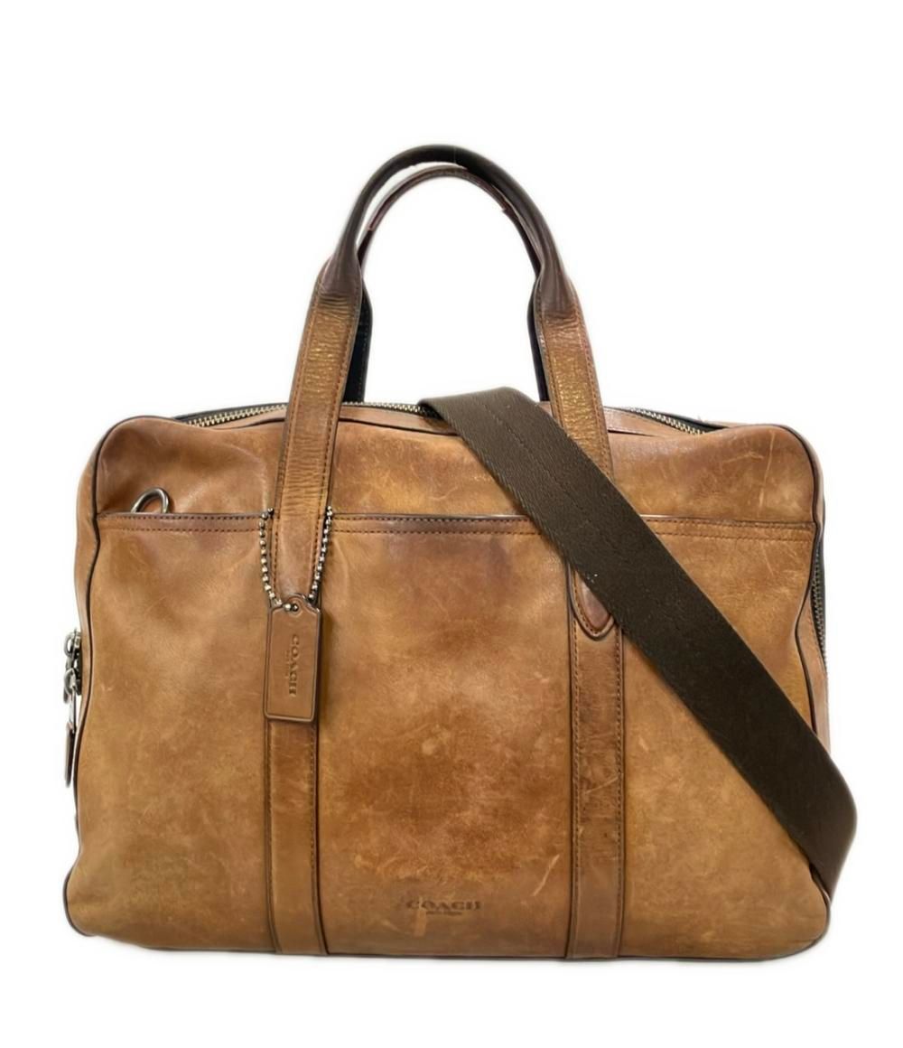 コーチビジネスバッグ 2way ショルダー　ユニセックス COACH 2WAY ビジネスバッグ ブリーフケース ショルダーバッグ 斜め掛け