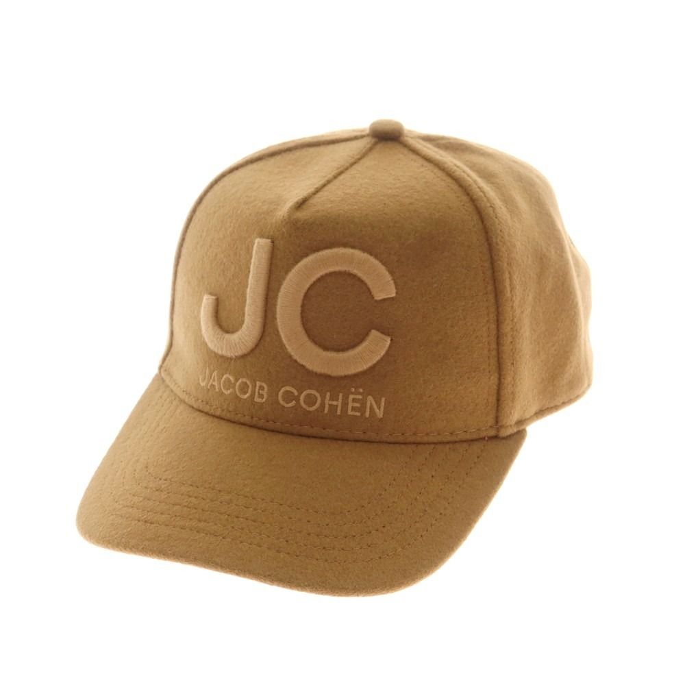ヤコブコーエン JACOB COHEN ウールナイロンカシミヤ キャップ 帽子 ブラウン サイズM メンズ