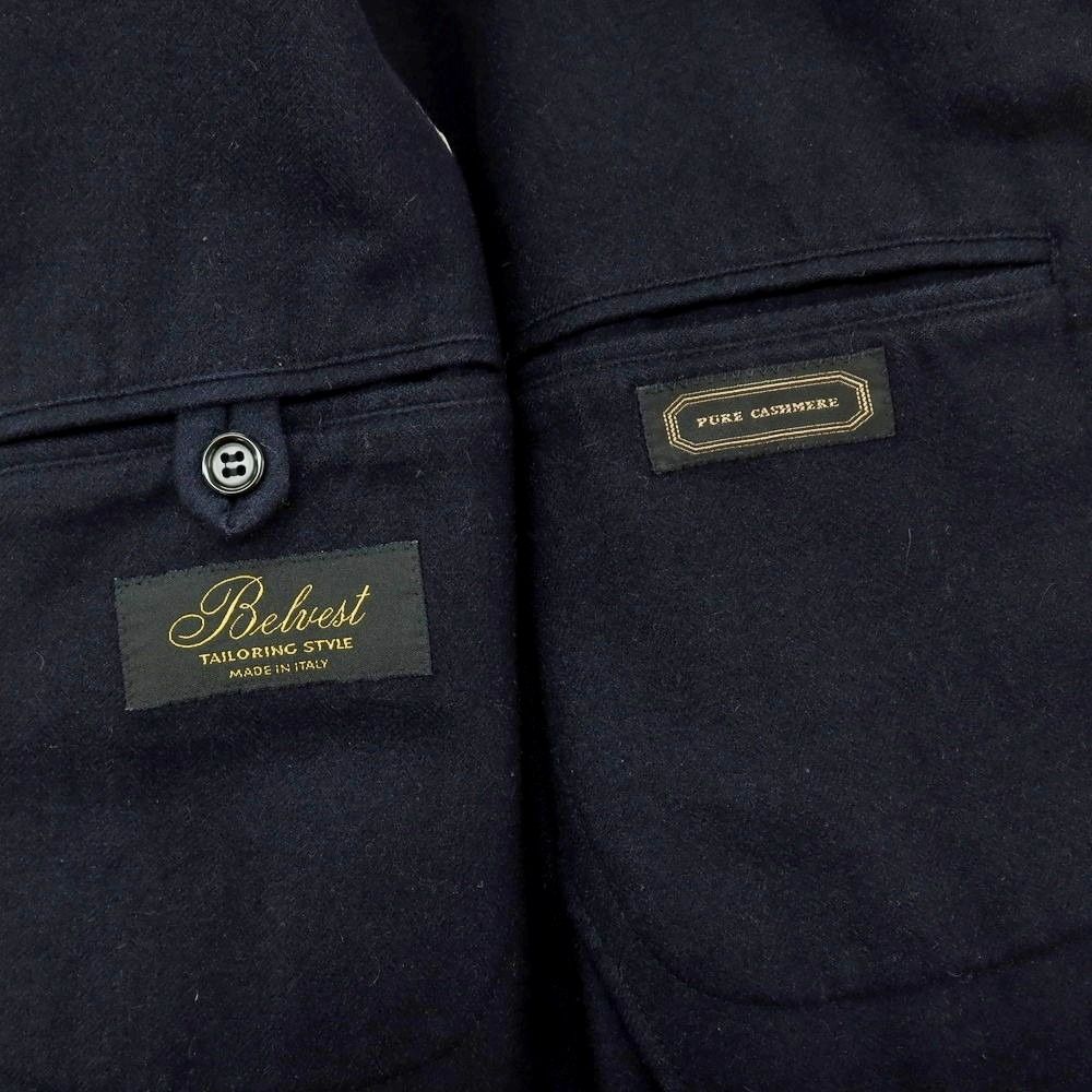 BELVESTベルベスト ジャケット ネイビー46 ウール カシミヤ イタリア製 BELVESTベルベスト ジャケット ネイビー46 - メルカリ