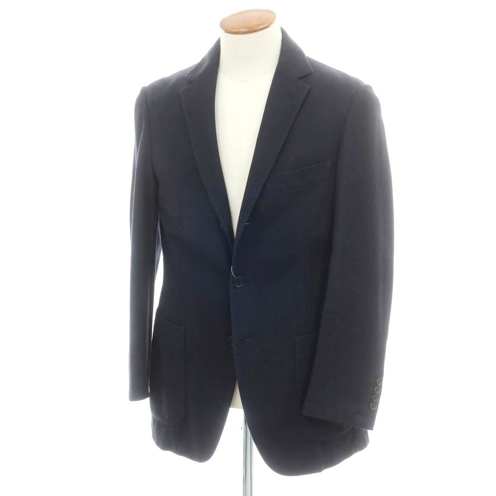 中古】ベルベスト Belvest カシミヤ テーラードジャケット ダーク
