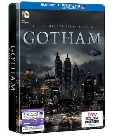 Gotham The Complete First Season Metal Tin Case Blu Ray Digital HD by Ben McKenzie DVD