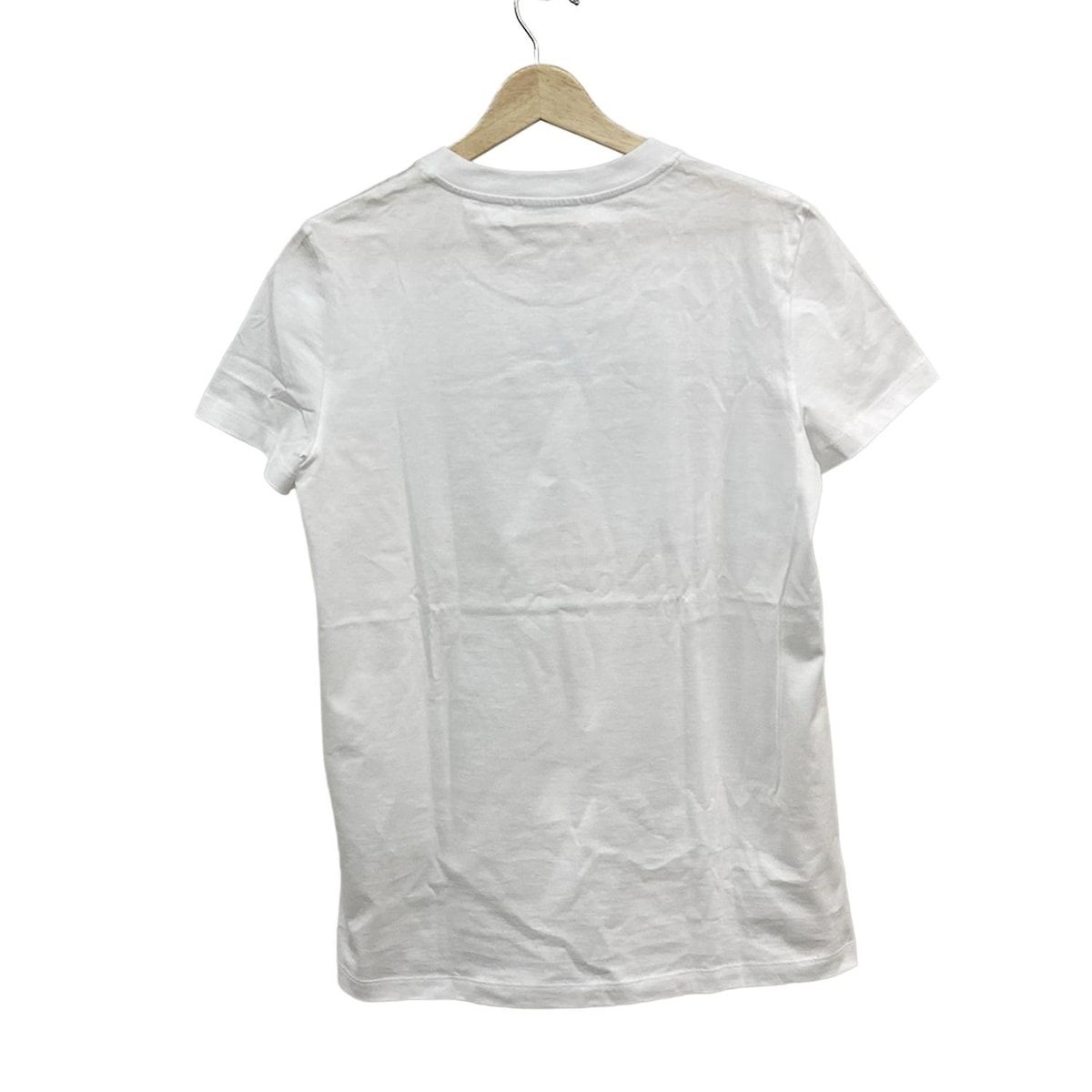 Max Mara マックスマーラ 半袖Tシャツ サイズM - 白×マルチ 半袖 クルーネック 転写プリント イヌ