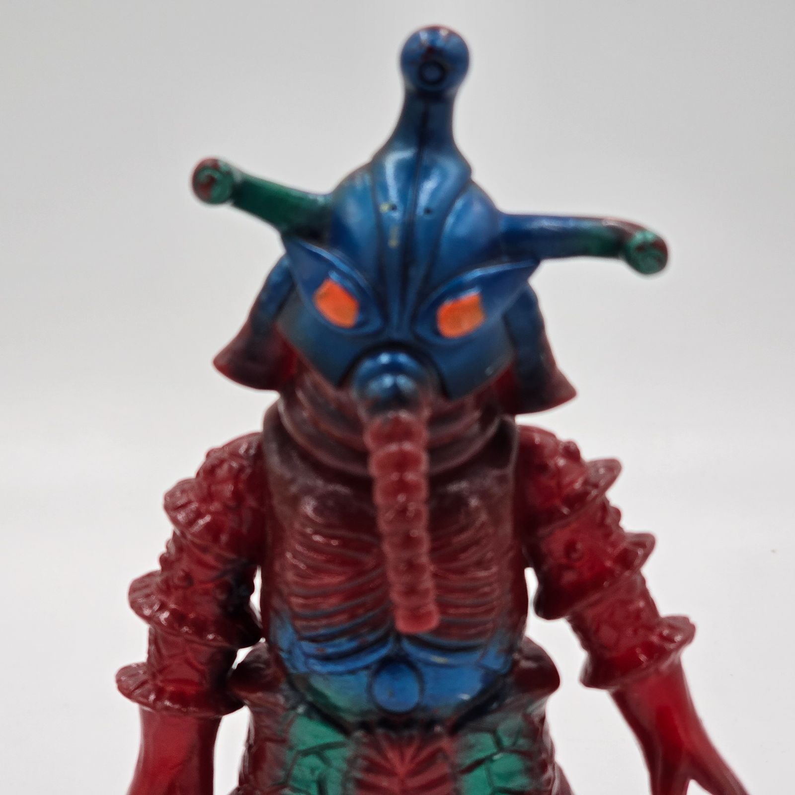 ウルトラマン　硬質　ソフビ　フィギュア　80年代　ヴィンテージ ヒッポリト星人 ヒッポリト星人 約16cm 初期 ソフビ 骨董品 ウルトラ怪獣シリーズ