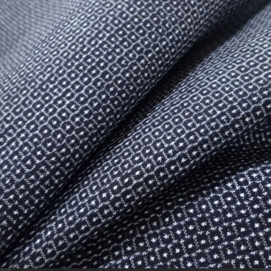 超 ‼︎ 本場正藍泥染大島紬100亀甲 男物着物アンサンブル