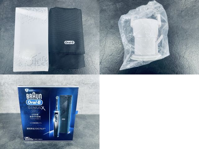 展示品 動作保証 BRAUN Oral-B GENIUS X 電動歯ブラシ ブラック 人工