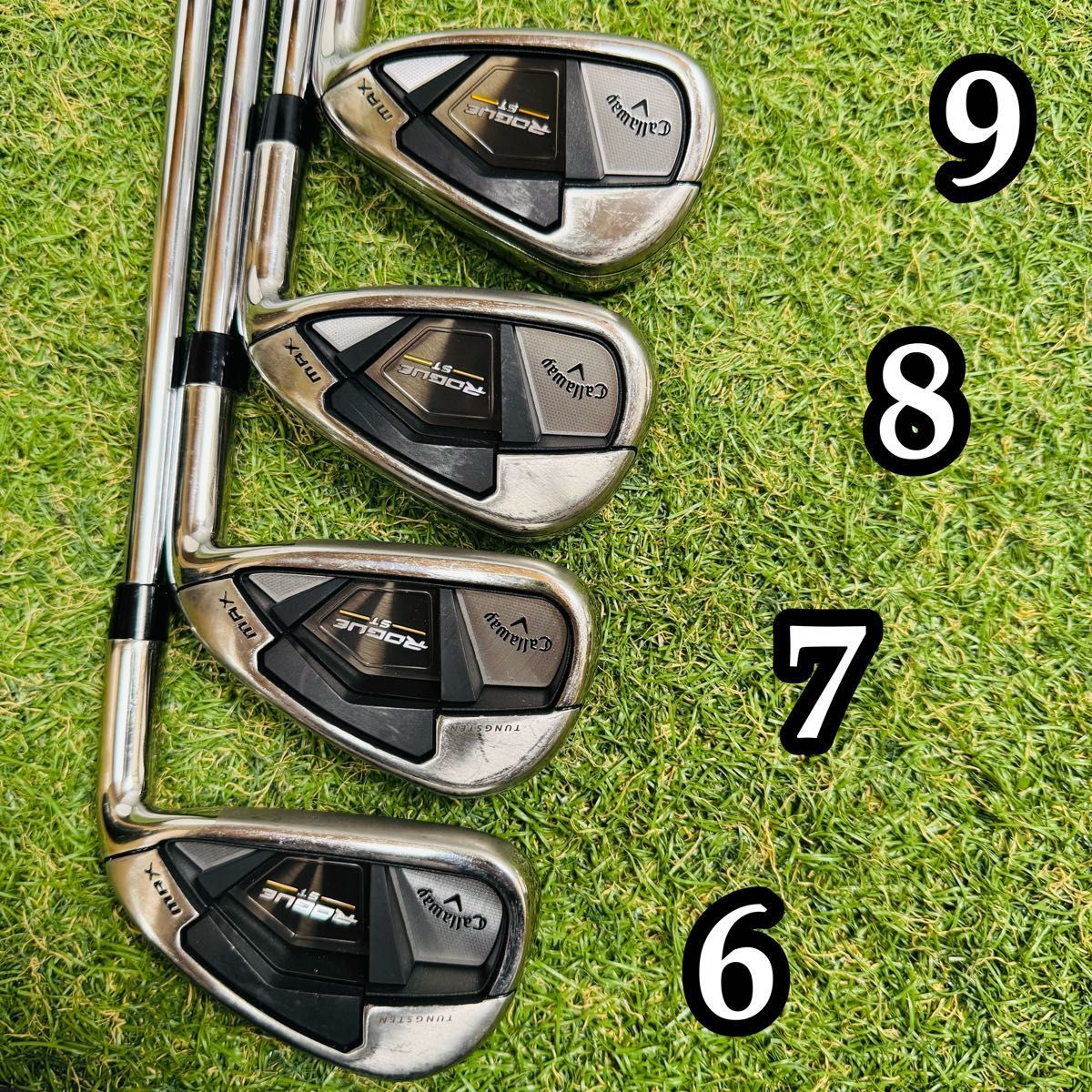 【訳あり特価】キャロウェイ ローグST マックスファースト メンズアイアンセット 良品】キャロウェイ ローグST マックス メンズアイアンセット 7本 S