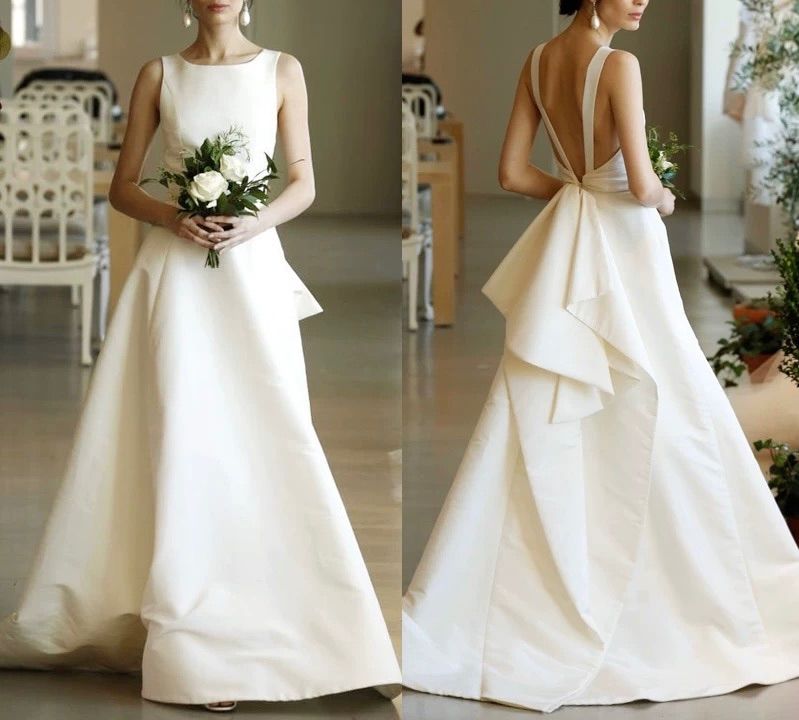 ウェディングドレス 結婚式 ロング ホワイト 白 前撮り 韓国 ブライダル 秋冬