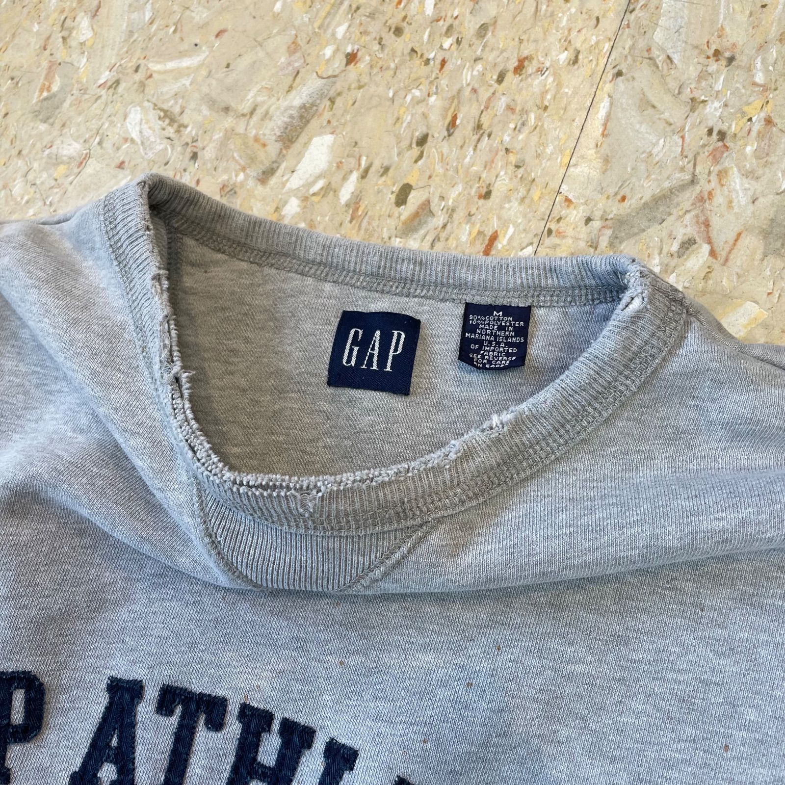 90s〜 【OLD GAP】 オールドギャップ スウェット グレー ボロ size.M