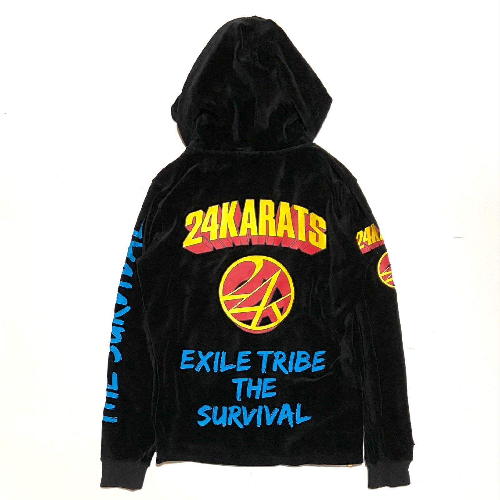 24Karats 24カラッツ EXILE TRIBE セットアップ ベロア ブラック 2014