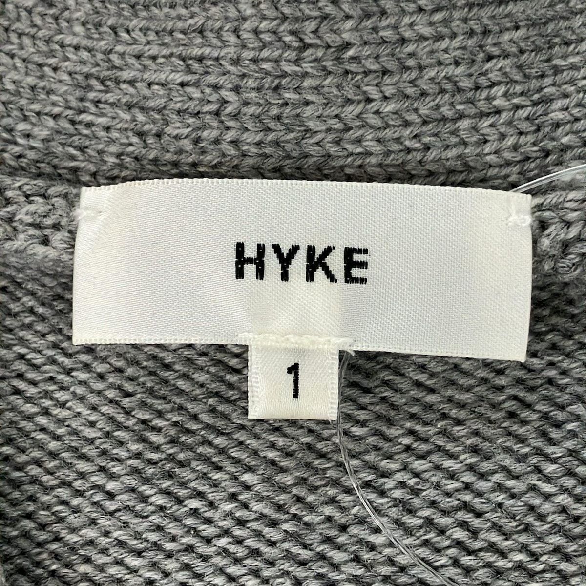 HYKE(ハイク) 長袖セーター サイズ1 ユニセックス - ライトグレー 深V