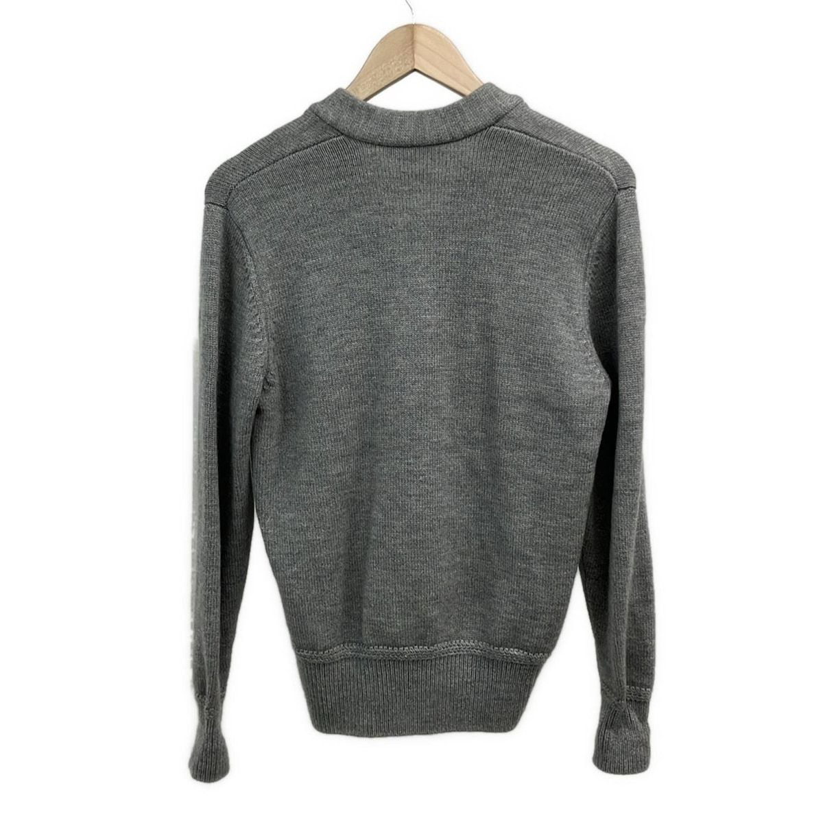 HYKE(ハイク) 長袖セーター サイズ1 ユニセックス - ライトグレー 深V