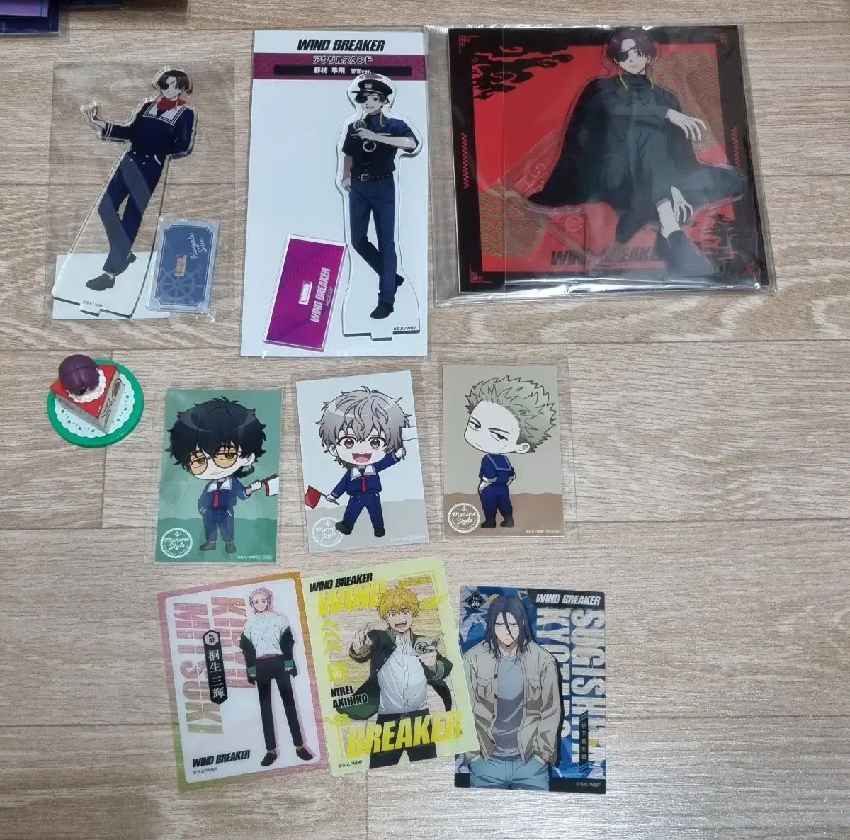 ウィンブレ スオ アクリルスタンド ケーキ チャコールコラボ 特典 アクリルカード まとめ