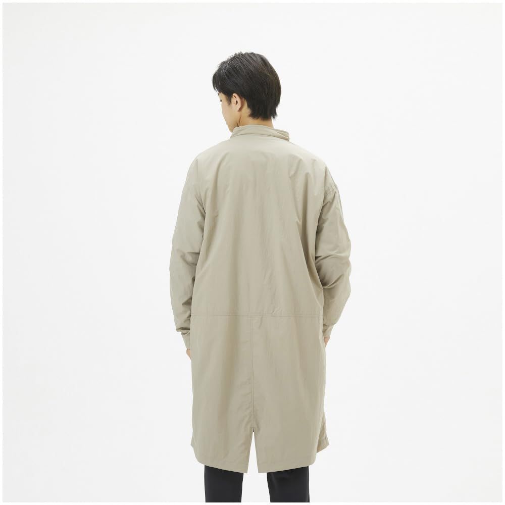 ミズノ モッズコート ブレスサーモ サーマルメッシュ 発熱素材 軽量撥水 保温 家庭洗濯 メンズ モカベージュ XL