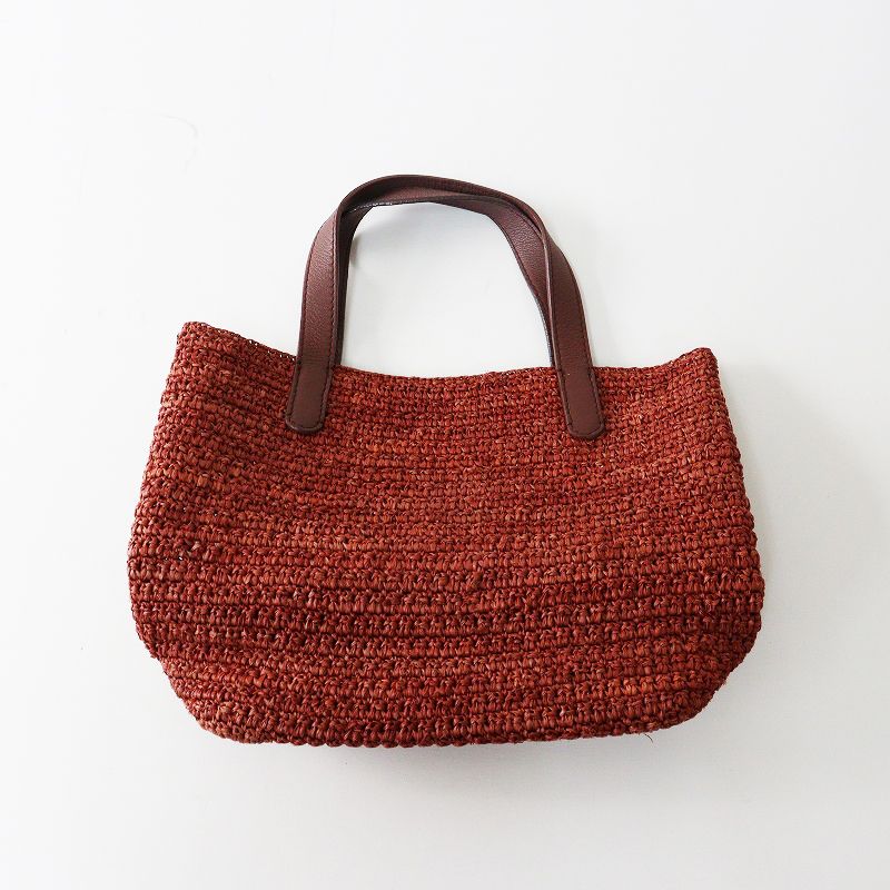 ヘレンカミンスキー HELEN KAMINSKI ラフィアトートバッグ/ブラウン