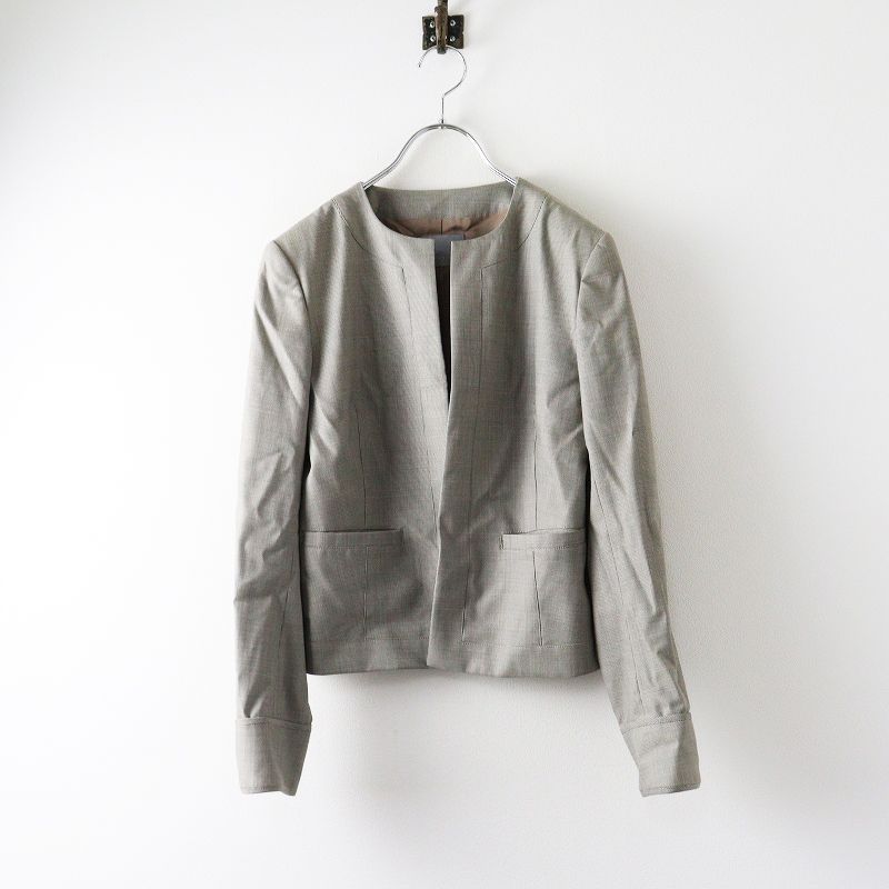 セオリーリュクス　セットアップ　ロロピアーナ社製　イタリア　グレー　サイズ40 セオリーリュクス theory luxe ロロピアーナ LORO FACTOR NIKKIA