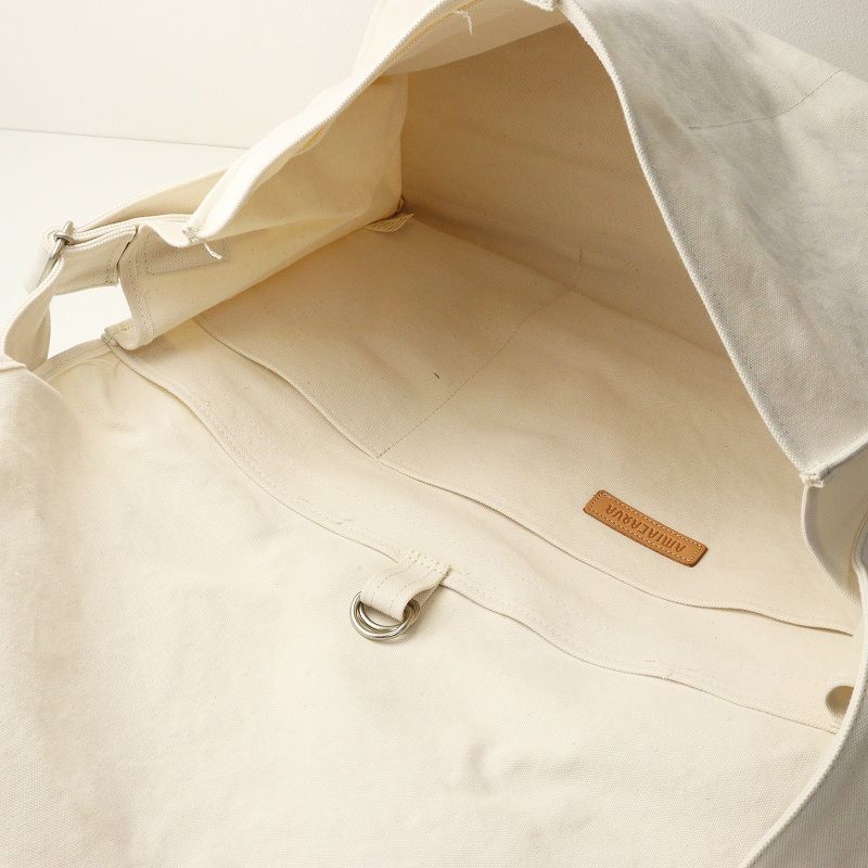 美品 アミアカルヴァ AMIACALVA WASHED CANVAS SHOULDER キャンバス 