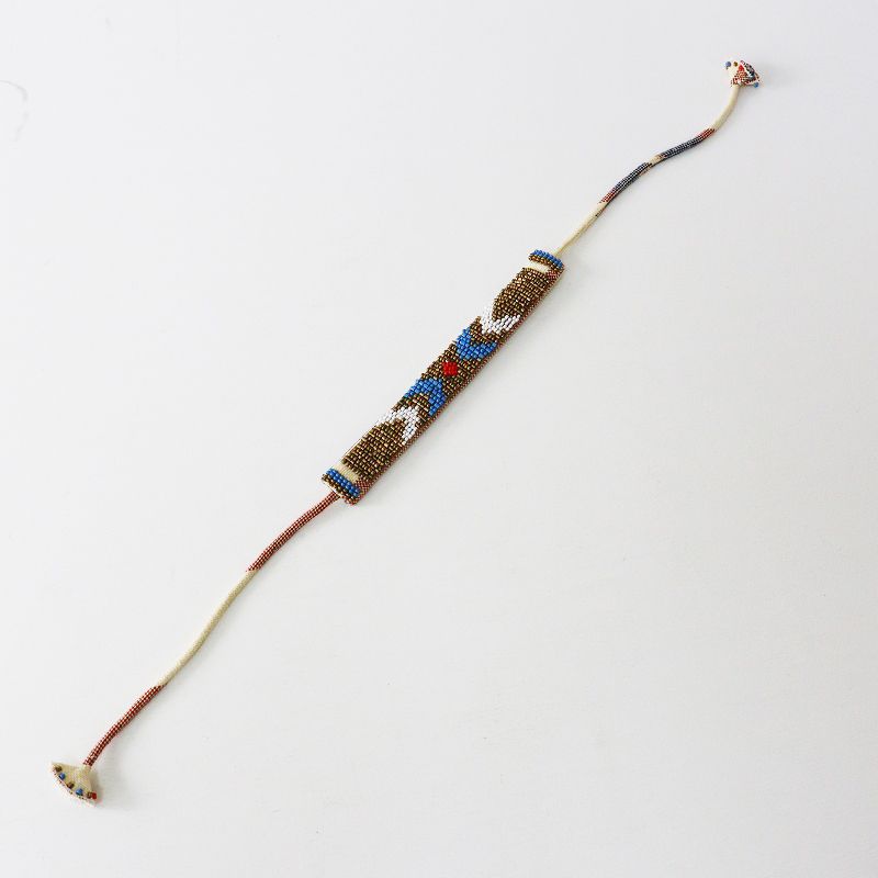 45 R rpm フォーティファイブアール ビーズブレスレット カーキ チョーカー