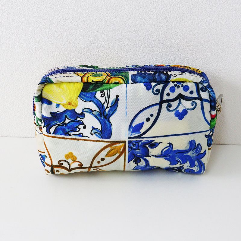 美品 ドルチェ＆ガッバーナ Dolce & Gabbana マヨルカ タイル柄 コスメ