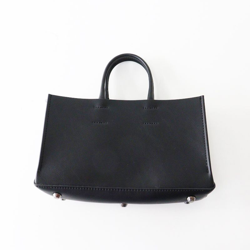 美品 ヌメロヴェントゥーノ N°21 コンパクト トートバッグ ｜ブラック