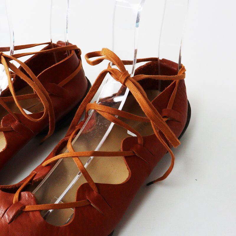 トリッペン Trippen Scotch レザー レースアップシューズ 37｜ブラウン